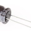 Kondensator 1000μF 10V dc Radialny, Otwór przelotowy Nichicon roztaw: 5mm 10 (Dia.) x 16mm