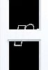 WAD6400WM 4-way frame, A.1, light white, matt