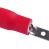 1x konektor 2,8mm męski na kabel 0,5-1,5m2 czerwony izolowany do...