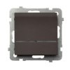 SONATA Wyłącznik hotelowy czekoladowy metalik ŁP-15RS/m/40 OSPEL