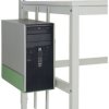 Manuflex ZB3607.6011 Uchwyt na CPU w Resedazielony RAL 6011, szer. X gł. X wys. = 180-250 x 450 x 290 mm