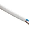Kabel zasilający 2 Core PVC Sheath Biały 5.76mm od , 300 V