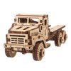 Military truck - wojskowa ciężarówka - model mechaniczny do składania - fornir - 91 elementów - Ugearsmodels