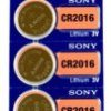5 x bateria litowa mini Sony CR2016