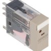 Przekaźnik bez zatrzasku 48 V ac DPDT Omron 5 A 900 mW 113 Ω Wtyczka