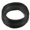 Przewód; montażowy; H05V-K (LgY); 1 żyła; linka; Cu; 1,00mm2; czarny; PVC; -40...+70°C; 300/500V; zwój 100m; Elektrokabel; RoHS;