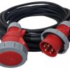 IP67 CEE 16A 5P 400V 50m Przedłużacz budowlany siłowy H07RN-F 5x2,5 mm2 PARTNERSITE 17441