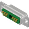 D-Sub socket, 11 pole, 11W1, equipped, straight, solder cup, 3011W1SAM99A10X