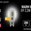 Żarówka LED G9 2.2W 200lm 3000K klasa F Forever Light