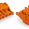 Socket header, 3 pole, pitch 7.62 mm, angled, orange, 231-2703/037-000
