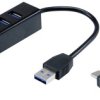 Conceptronic HUBBIES 4-portowy koncentrator USB 3.0 i adapter OTG dla USB-C®