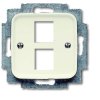 Busch-Jaeger Zaślepka Zestaw do gniazda modularnego kremowo-biały, biały 2CKA001753A3957 1 szt.