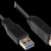 2710-S02 USB 3.0 male A > male B, 1,8m
