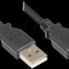 2212-AA1S Cabel USB 2.0 male A > male A, black, 1,0m
