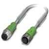 Przewód czujnik-siłownik ze złączem Złącze M12 liczba rdzeni 4 długość 3m Rodzaj A Męskie Złącze B Złącze M12
