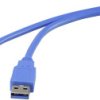 Renkforce Kabel USB USB 3.2 Gen1 Złącze męskie USB-A, Złącze żeńskie USB-A 1.00 m niebieski styki pozłacane RF-4262124