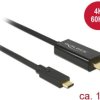 Kabel USB Type-C™ - Wtyczka HDMI (DP Alt Mode) 4K 60 Hz 1 m czarny