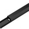 Aluminium-Kabelkanal 1,1 m 33 mm schwarz
