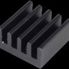 10037153 Heat sink SMD 15.3 x 8.0 x 15.3 mm, base 3 mm