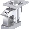 Blickle 913838 LH-G 125G-3-FI-FS Rolka obrotowa z blachy stalowej Średnica koła: 125 mm Maksymalne obciążenie: 450 kg 1