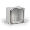 Obudowa Cubo C 200x200x132mm przetłoczenia pokrywa przezroczysta IP67 PC CPCF202013T