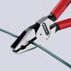 Kombinerki Knipex Kraftkombizange 180mm poliert schwere Griffhülle Knipex 02 02 180, 180 mm, 64 HRC, do warsztatu