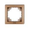 Ramka pośrednia do łączników IP44 złoty metalik 8DRPH