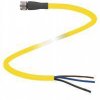 Pepperl+Fuchs 226380 Gniazdo kablowe V3-GM-YE2M-PVC-U, piny: 3, 2.00 m, 1 szt.