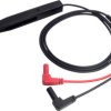 VOLTCRAFT MSL-503 Przewód pomiarowy złącze męskie 4 mm 1.14 m czarny, czerwony 1 szt.