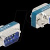 66475 HF/EMI noise filter, D-Sub 9 pin male / female, low pass