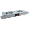 TOTEN Panel 19 1U 2 wentylatory szary