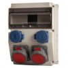 Rozdzielnica CAJA 12M - gniazda 2x32A 5p, 2x230V IP65 /12 modułów/