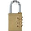 Faithfull NL11 Brass Combination Padlock 38mm