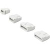 Socket terminal, 3 pole, 1.0-2.5 mm², light gray, push-in connection, 307103