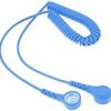 ANTY-KAB10/10-2B Przewód łączeniowy ESD, długość 3m, zatrzask żeński 10mm, z obu stron (rezystancja kabla 1M) niebieski