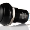Przycisk miniaturowy Zatrzaskowy SPST średnica wycięcia 13.6mm, montaż panelowy APEM