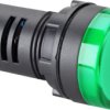 Signal light, 12 V (AC), 12 V (DC), green, Mounting Ø 22 mm, LED number: 1, 58601213