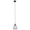 Lampa wisząca LOFT ALAMBRA LARGO E27 czarna, industrialna EDO777193 EDO