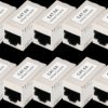 DN-93905-10 Cat.6a modular couplers, shielded -10 pieces