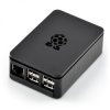 Obudowa Raspberry Pi Model 3B+/3B/2B RS Pro Plus - czarna z klapką