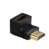 Adapter wtyk HDMI - gniazdo HDMI AK-AD-01 kątowy Akyga