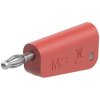 Stäubli 641038-22 LQ-4N-30 Jack plug 4 mm red stackable solder connection
