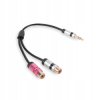 Jack przejście 3.5 wtyk stereo /2xRCA gniazdo na przewodzie JR 417...