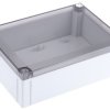 Obudowa Poliwęglan szerokość zew. 130 mm długość zew. 180 mm wys. zew. 60 mm Fibox IP67 Szary
