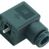 Valve connector, DIN shape A, 3 pole + PE, 250 V, 0.34 - 1.5 mm², 43 1706 004 04