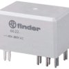 Przekaźnik mocy 24V dc DPST Finder 1.7W, montaż PCB 340Ω Otwór przezierny