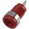 TruComponents 170631 Safety jack, 4 mm Red
