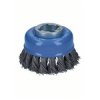 Bosch 2608620726 X-LOCK Pot Brush 75mm Cable Steel Wire Heavy Cleaning