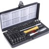 Zestaw końcówek do wkrętaka Sześciokątne, Pentalobe, Phillips, Płaskie, Torx l. elementów: 65 rozmiar: Hex 1.3, Hex