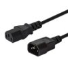Kabel Savio Cl-99 (C14 / Iec C14 / Iec 320 C14 M - C13 F 1,2M Kolor Czarny)
